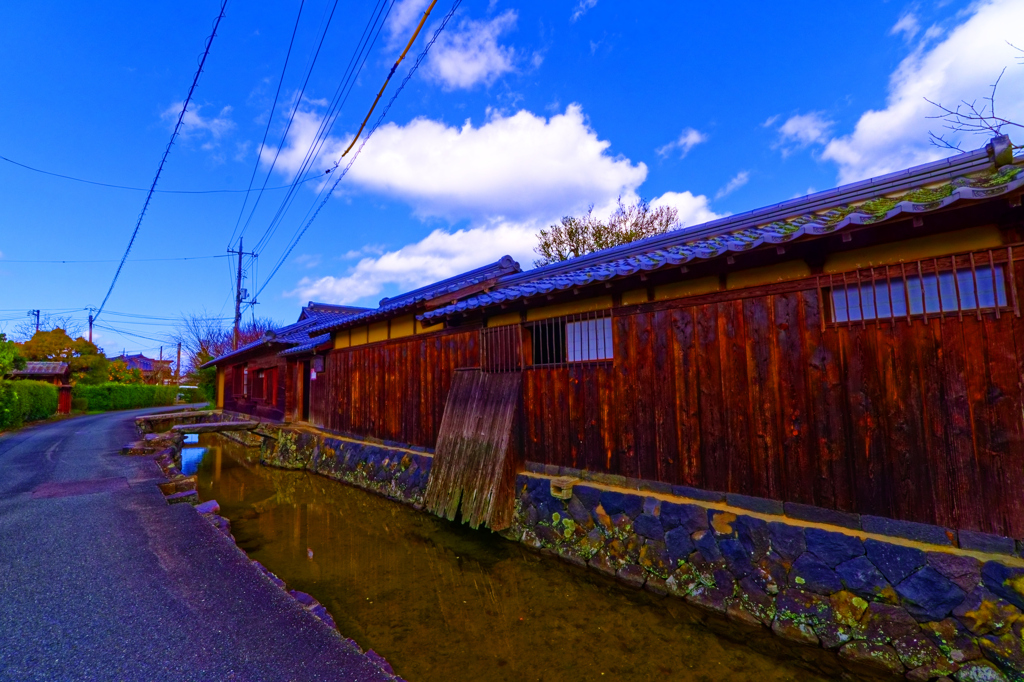 昔を懐古する情景　(萩市 藍場川)