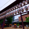とげぬき地尊高岩寺前の提灯　（巣鴨　地蔵通り）
