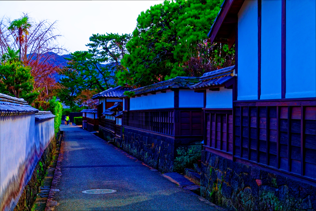 城下町の情景　（山口県萩市）