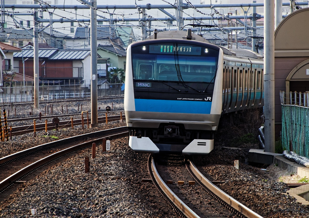 京浜東北線　与野駅から北浦和駅に到着する直前です