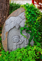 双体道祖神　川越八幡宮にて