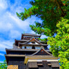 国宝松江城の雄姿　(島根県 松江市)