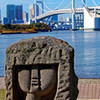 モヤイ像　お台場海浜公園にて