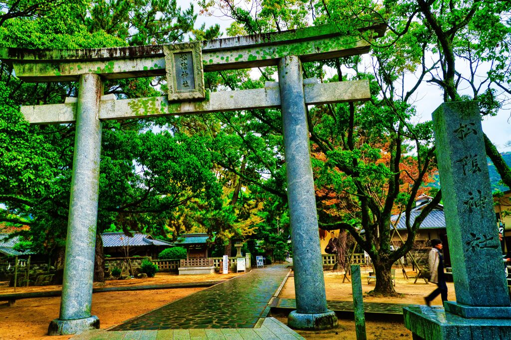 松陰神社 鳥居　(山口県 萩市)