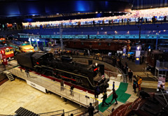 館内俯瞰　鉄道博物館（大宮）にて