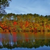 紅葉の裏磐梯・柳沼