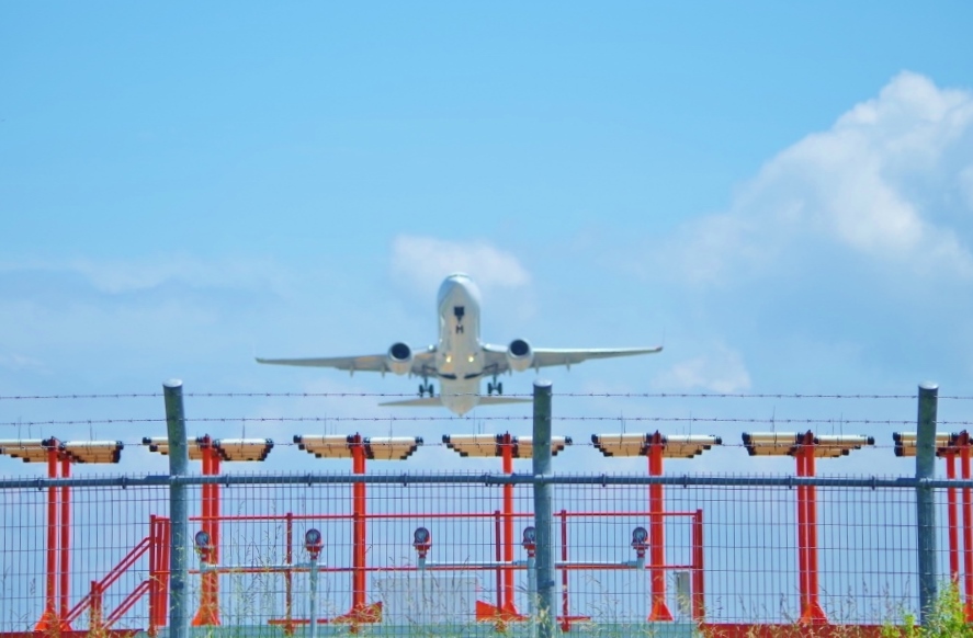 初の飛行機撮影①