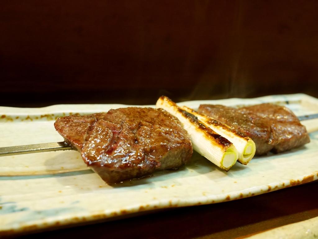 飛騨牛串焼き