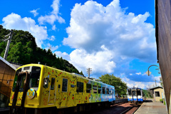 能登鉄道能登中島駅ピカチュウ
