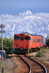 雨晴海岸氷見線