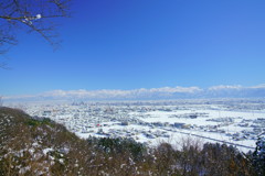 立山連峰雪化粧