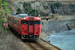 雨晴海岸氷見線