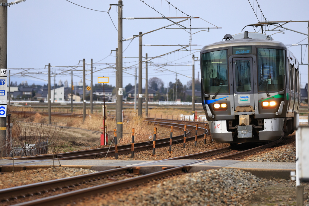 あいの風とやま鉄道野田踏切