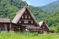 夏の菅沼集落