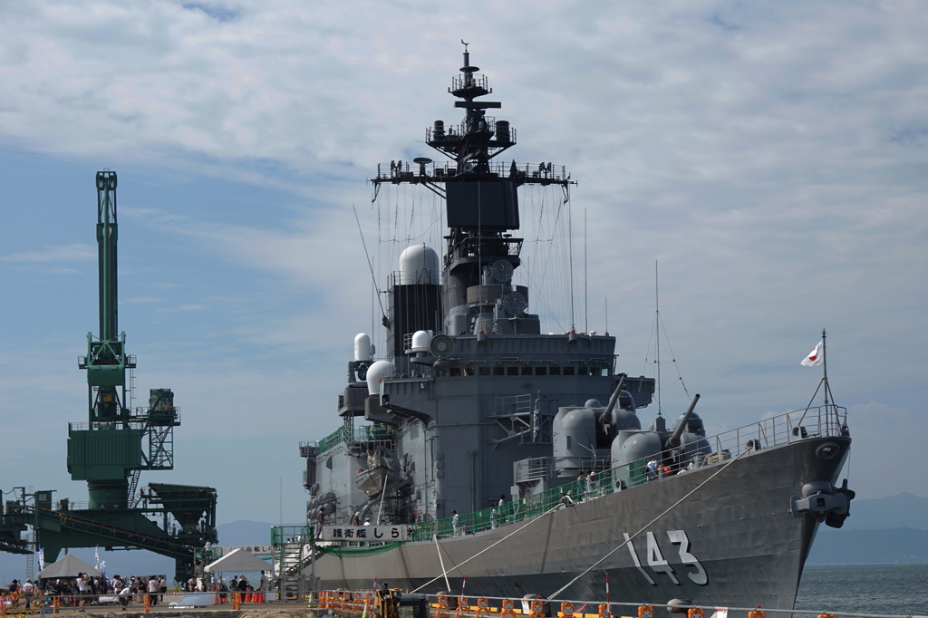 伏木港まつり２０１４護衛艦しらねＮｏ１