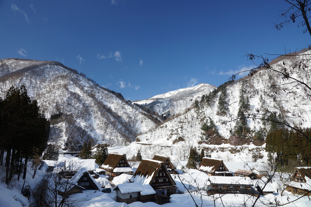 五箇山雪景色