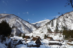 五箇山雪景色