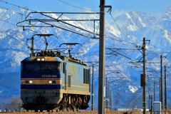 あいの風とやま鉄道と立山連峰