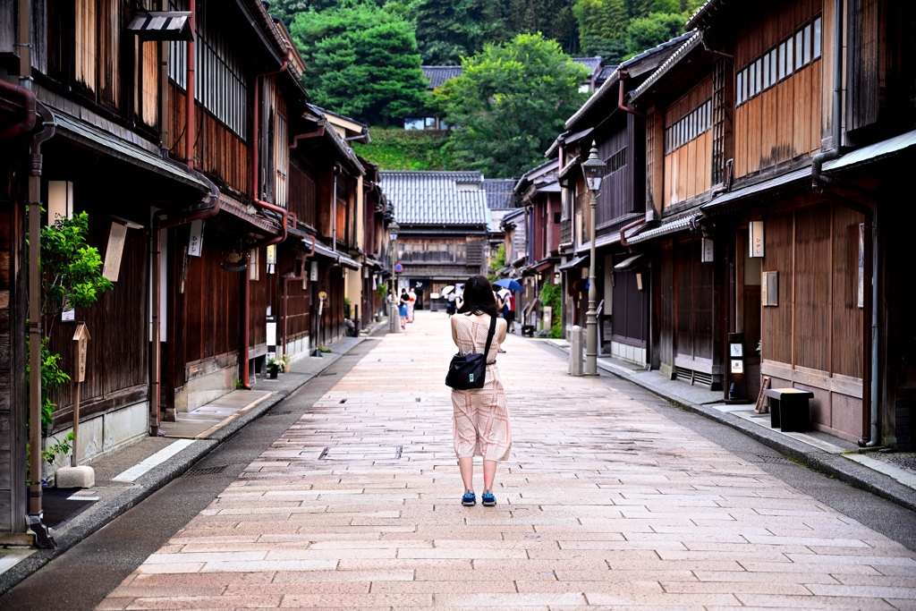 旅の思い出古き街並み