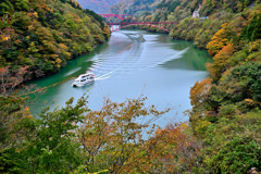 庄川峡紅葉遊覧