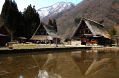 菅沼集落～雪解けの春