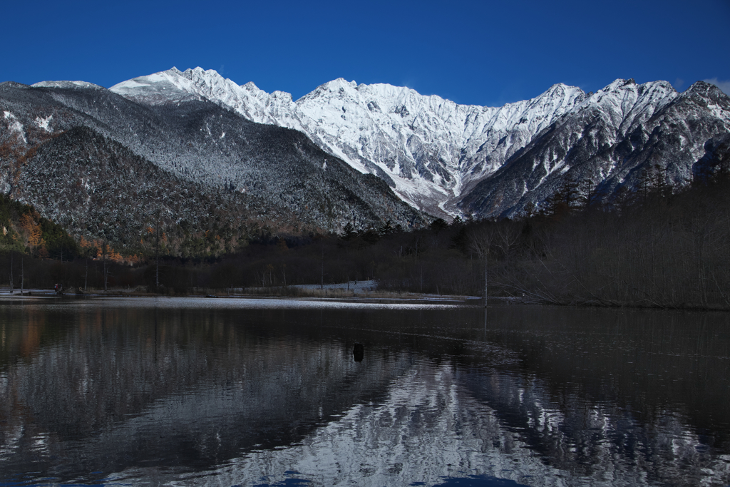 冠雪の穂高