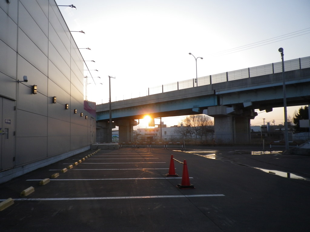 夕暮れ