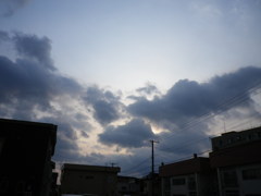 どんより。