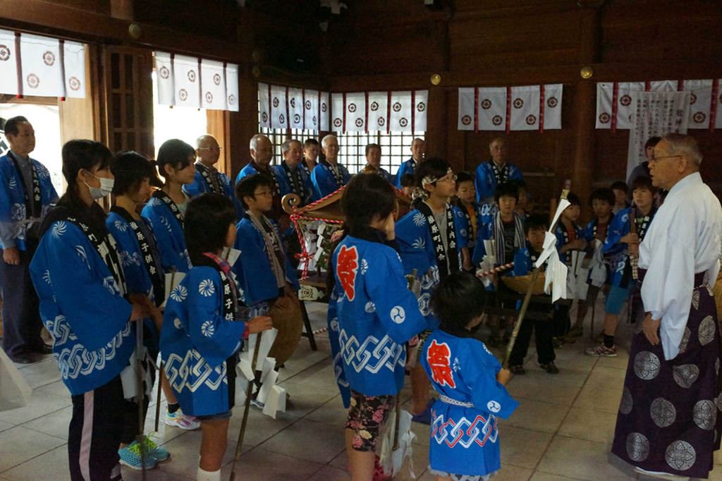 長州　萩　松陰神社　子供祭り　A