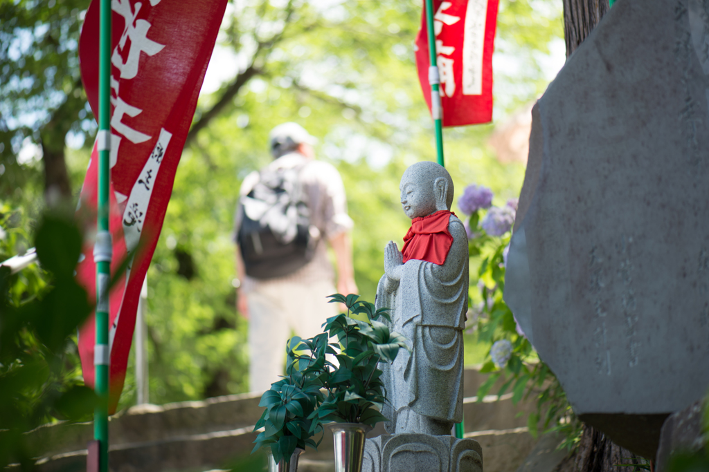 紫陽花寺のお地蔵様