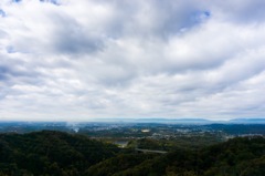 岩屋堂公園からの眺め