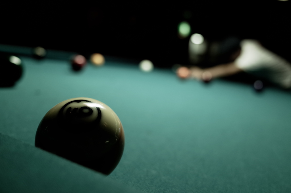 Playing pool