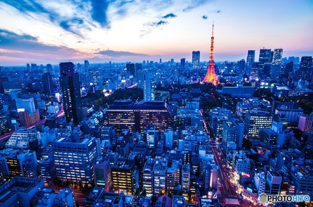 When the city turns blue