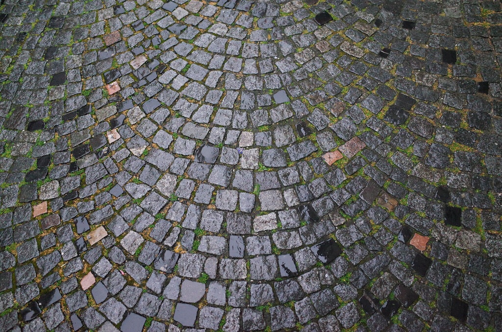 In rainy Prague