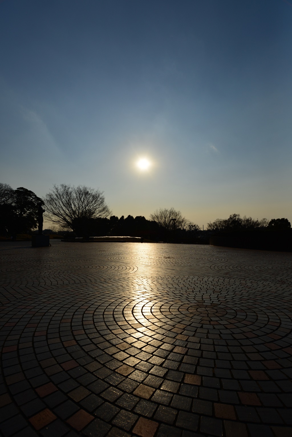 夕焼け１時間前