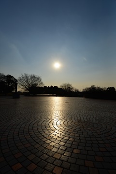 夕焼け１時間前