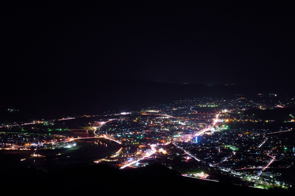 三次市の夜景