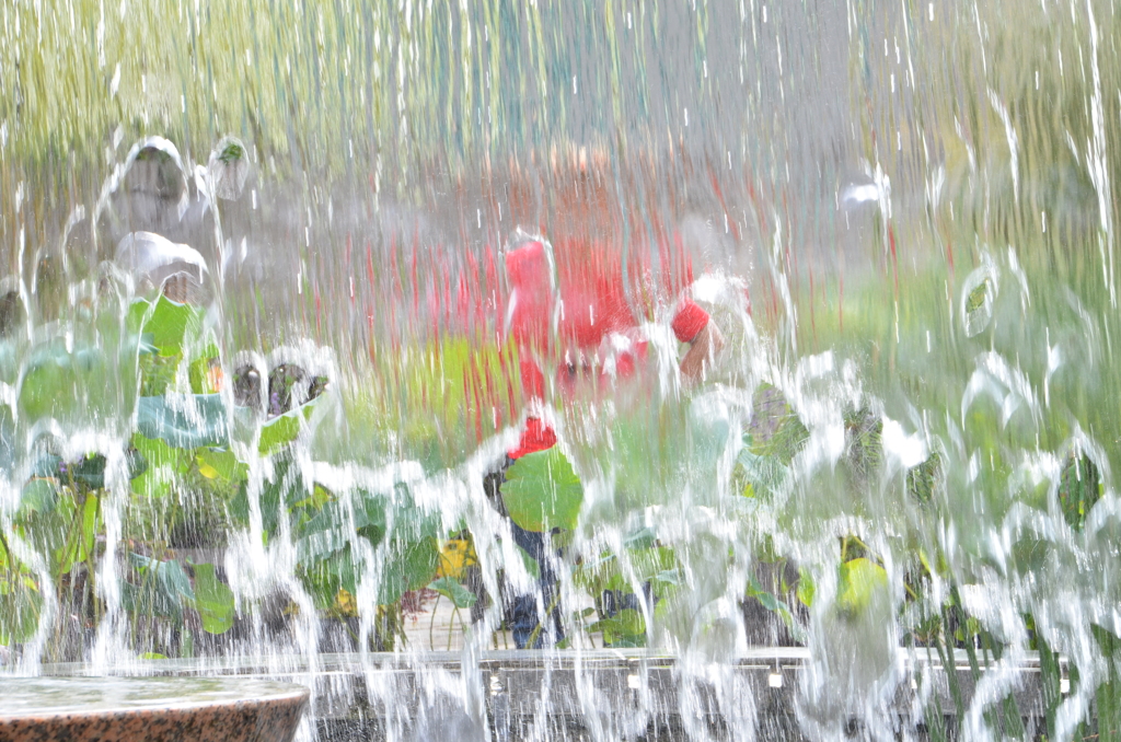 水のカーテン