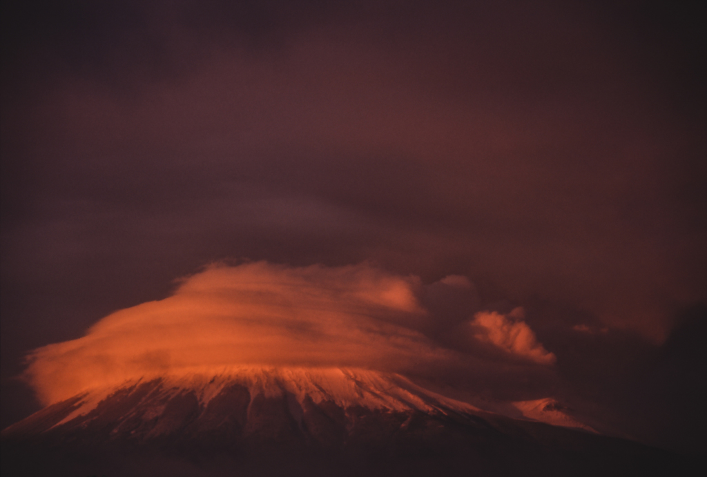 夕富士