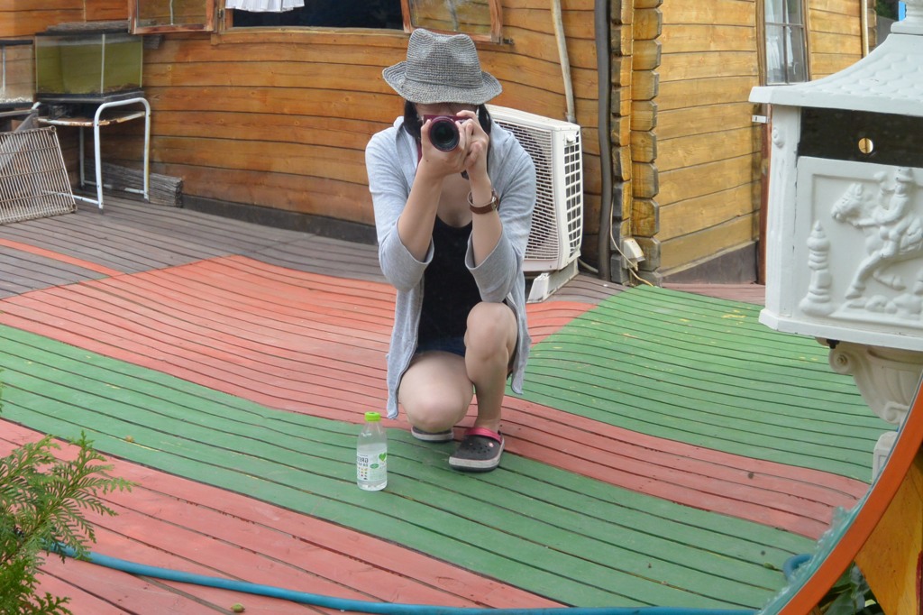 歪んでるミラー