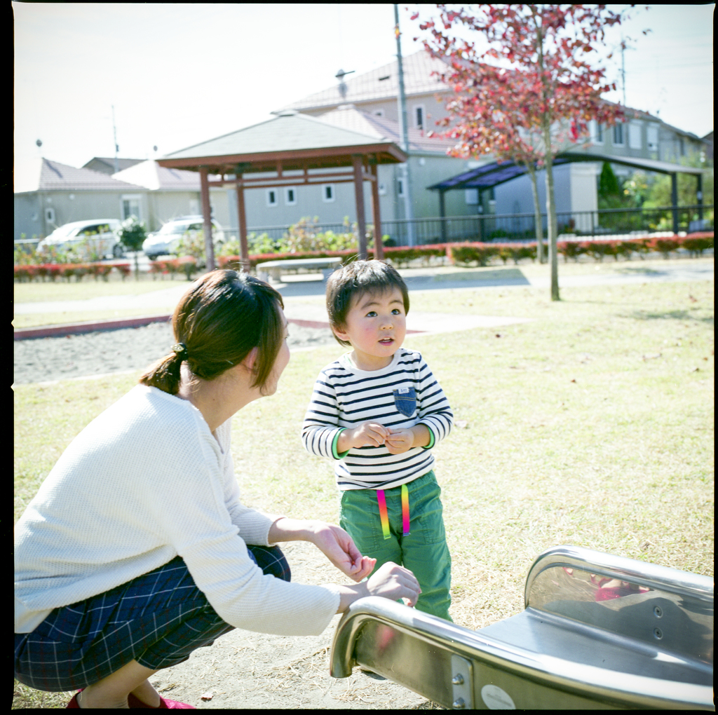 公園にて