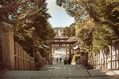 宮地獄神社参道