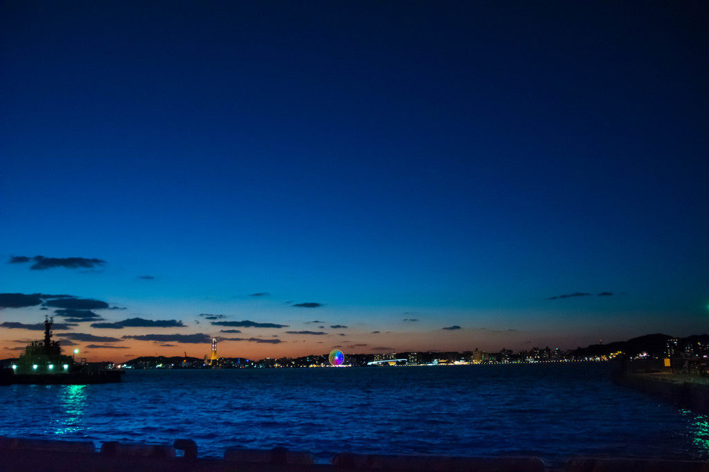 遠くの夜景