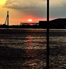 夕暮れ