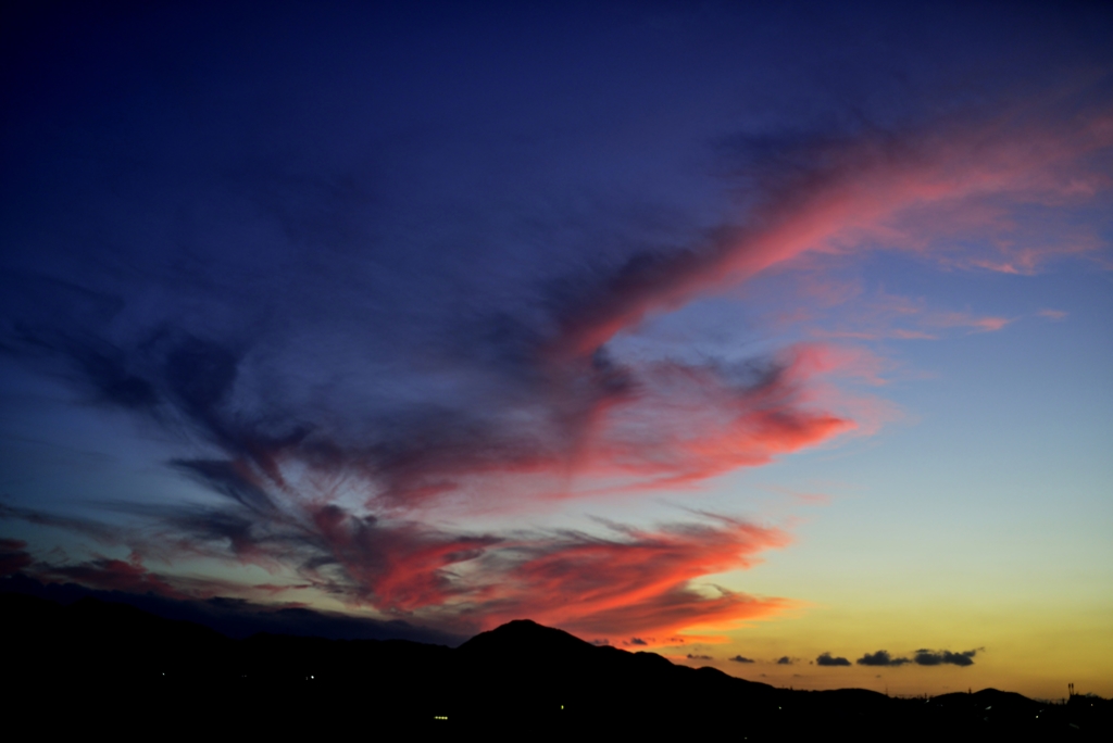 夕暮れ