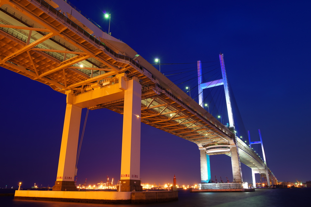 Bay Bridge dyed