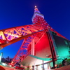 A fish eye Tokyo Tower