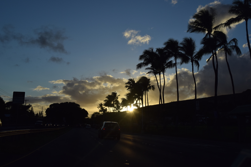 ハワイ 夕暮れ