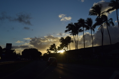 ハワイ 夕暮れ