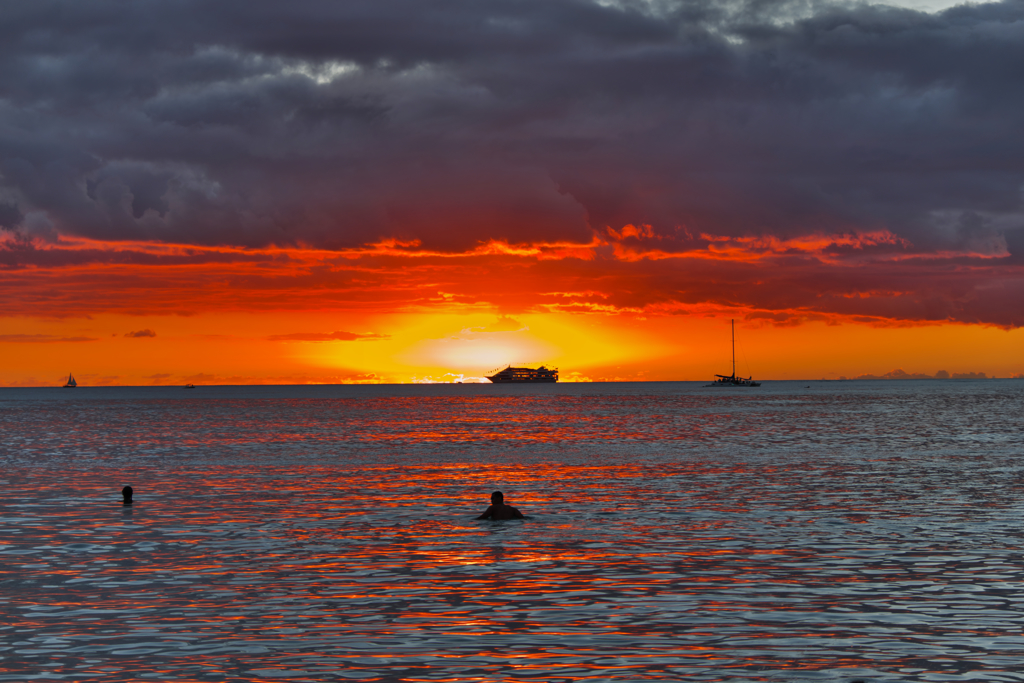 waikiki sunset